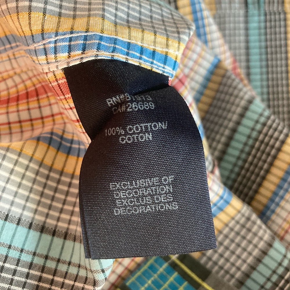 Robert Graham SZ XL Vibrant Striped Button Down Designer shirt 100%Cotton - Picture 8 of 11